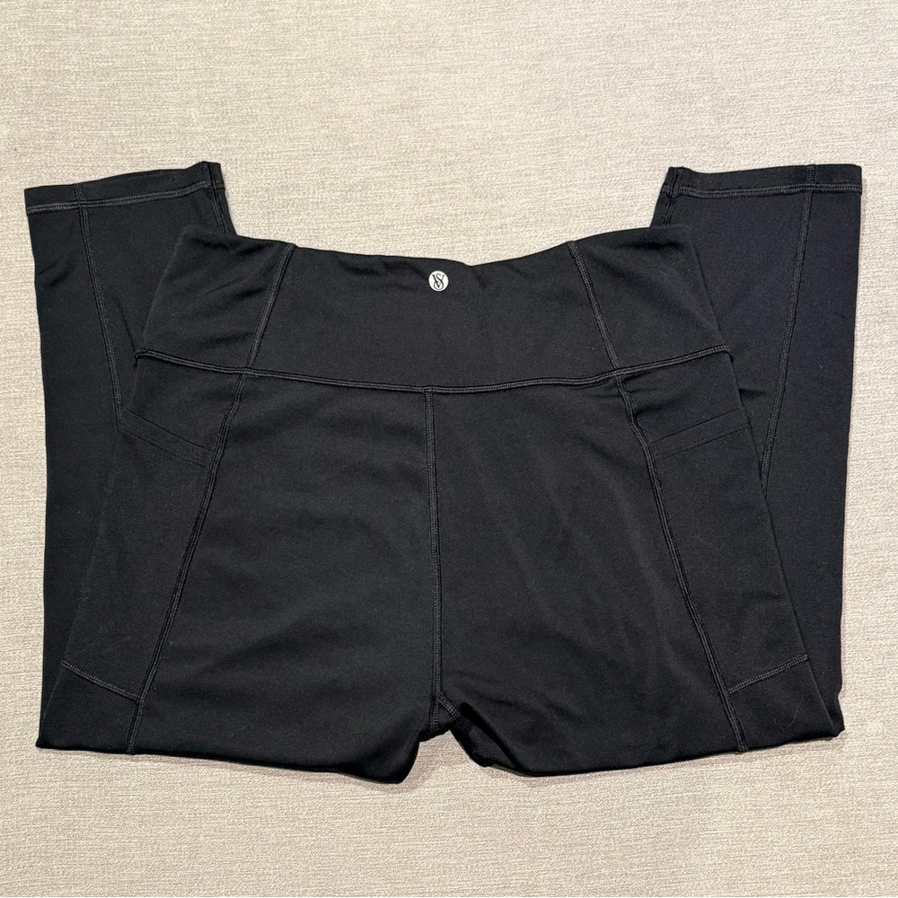 Victoria's Secret Black Seamless Active Leggings